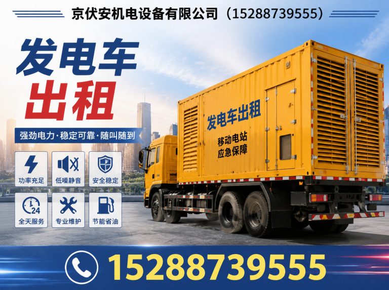 柳州发电车出租展示图
