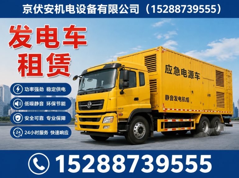 柳州应急发电机出租展示图